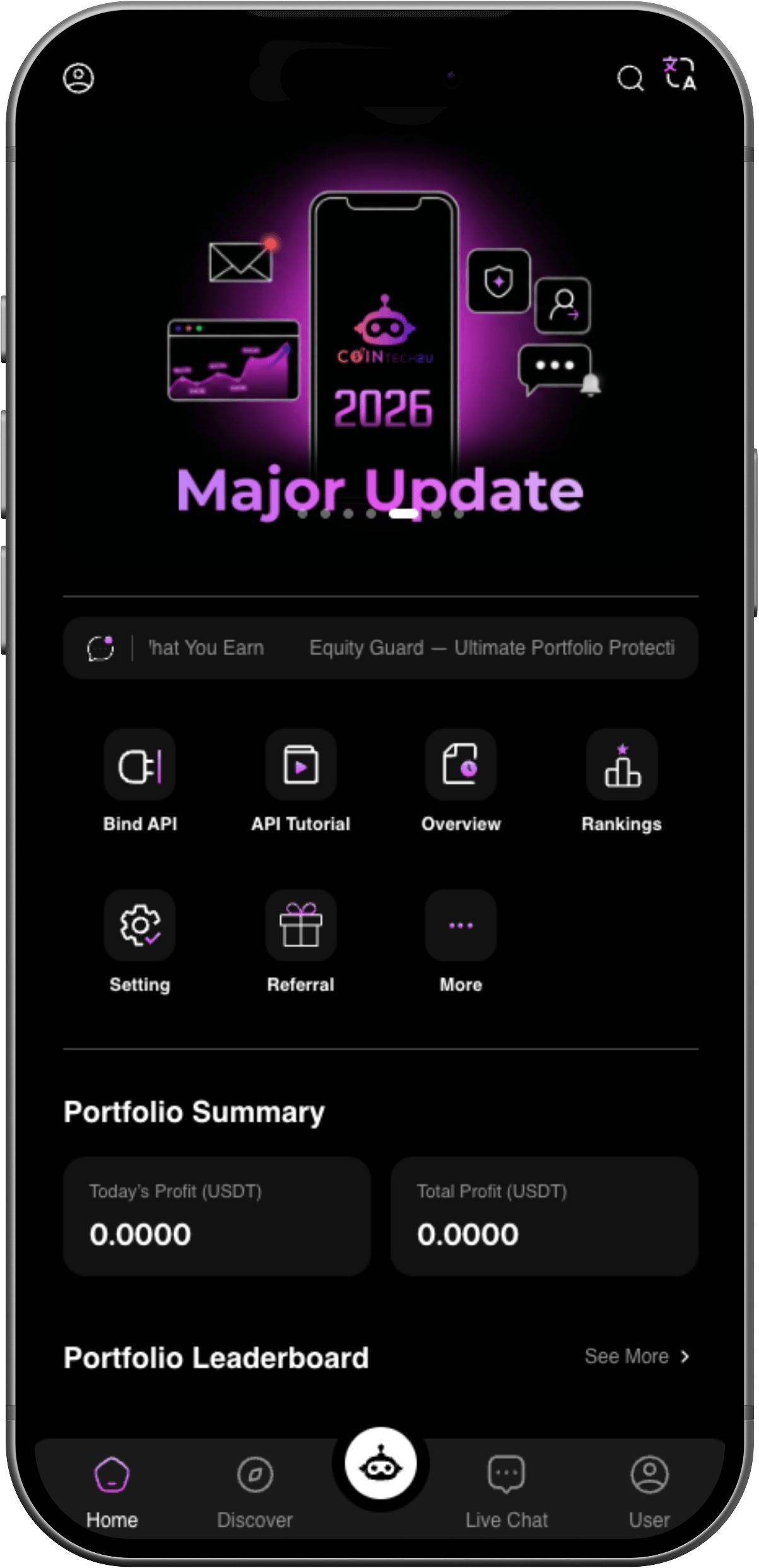 CoinTech2u mobile app